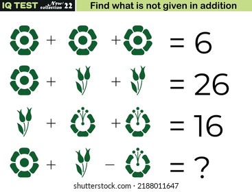 Fun math questions,Find the missing in addition. IQ test intelligence questions