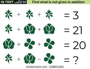 Fun math questions,Find the missing in addition. IQ test intelligence questions