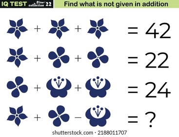 Fun math questions,Find the missing in addition. IQ test intelligence questions