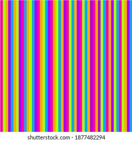 Fun multicolored stripes seamless pattern vector art.