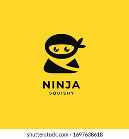 Fun ninja logo, with a squishy feel