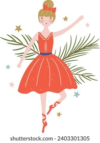 Fun nutcracker themed holiday illustrations