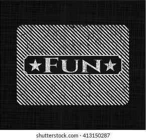 Fun on chalkboard