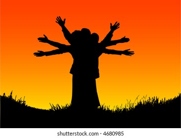 Fun on nature , vectors work