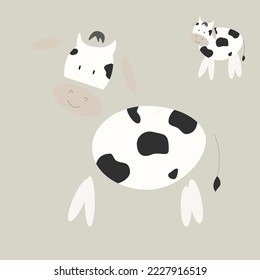 Fun paper crafts for kids Cow