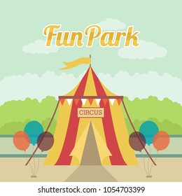 Fun park illustration