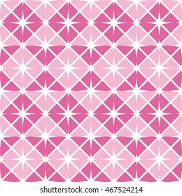 Fun pattern with dark and light pink shapes
