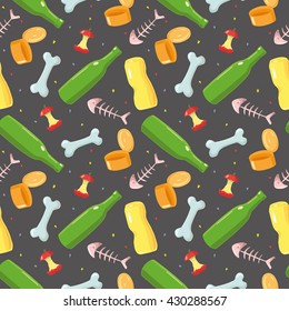 Fun pattern with garbage from our bins