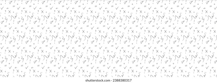 Patrón divertido en estilo minimalista para fondo, patrón vectorial sobre fondo blanco