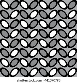 Fun pattern with white grey and black decorations