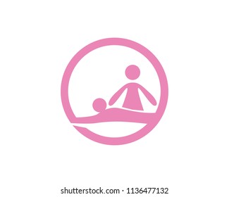 Fun people Healthy Life Logo template vector icon
