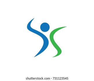 Wellness Healty People Logo Vector Stock Vector (Royalty Free ...