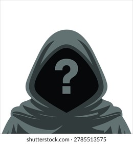 Fun playful unknown person anonymous pictogram notice marker drawn in cartoon style perfect for creative projects