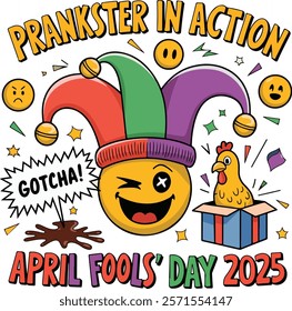 Fun Prankster T-Shirt Design - Prankster in Action Day 2025