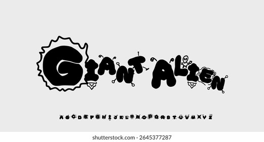 A fun and quirky display font with alien, slime, and comic vibes. Perfect for kids, games, posters, Halloween, and sci-fi themed designs. Bold, weird, and eye-catching.
Playfull fun groovy