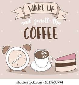 Fun quote about week start, office poster. Black brush lettering isolated at white background