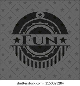 Fun realistic black emblem