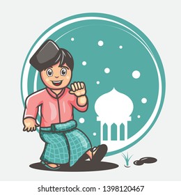 Fun religious children high quality vector EPS10