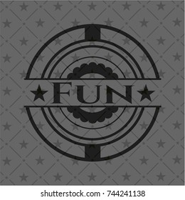 Fun retro style black emblem