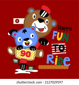 Fun Ride Baby Vector Design