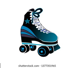 Fun Roller scate vector