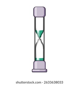 divertido timer de areia crianças desenho animado. ferramenta visual, foco de paciência, concentração jogo divertido timer de areia crianças sinal.