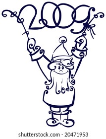 Fun Santa with 2009!