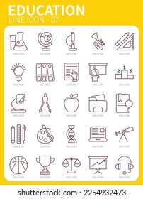 fun school study learning icon
