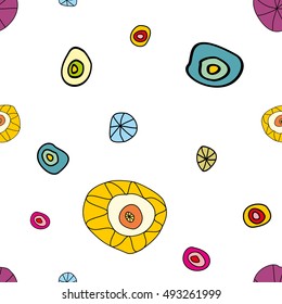 Fun seamless background pattern