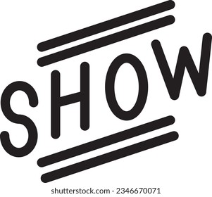Fun Show Tent Outline Icon