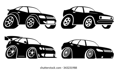 Fun sport car icons