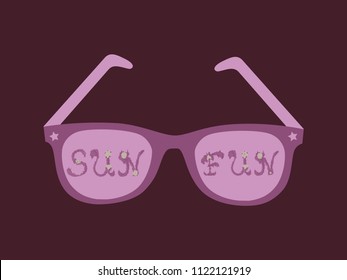 Fun in the Sun Happy Summer Vector