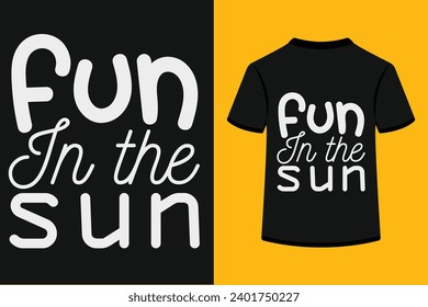 Spaß beim T-Shirt-Design von Sun