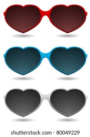 fun sunglasses - heart shape