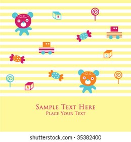 fun teddy greeting