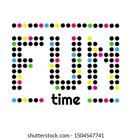 Fun time with creatif font design.