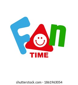 Tiempo divertido con diseño de fuentes creatif.