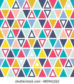 fun triangle pattern cute for any background