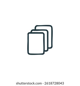 Fun vector design of Document element suitable for stickers or prints