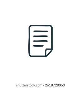 Design vetorial divertido do elemento do documento adequado para adesivos ou impressões