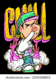fun and vibrant cartoon character t-shirt designs