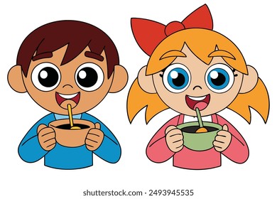 Fun and vibrant cartoon illustrations for the US market.