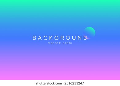 Fun vivid mixed color gradient background banner cover vector design