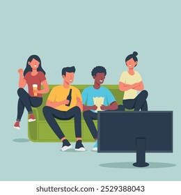 the fun of watching football together