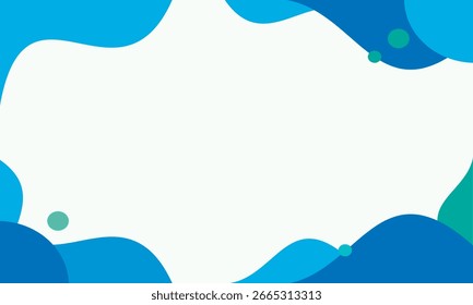 Divertido fondo ondulado Imagen de color de onda suave moderno