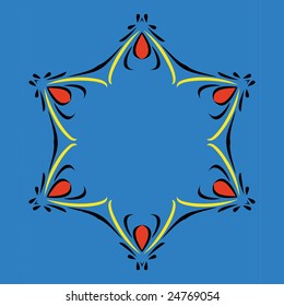 Fun Whimsical Vector Frame Border