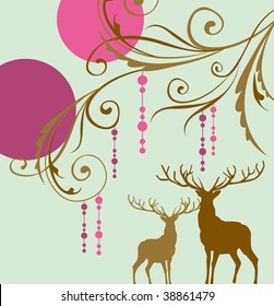 diseño divertido de tarjetas de Navidad