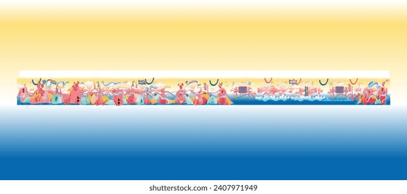 Fun Zone Kids park Sticker Design