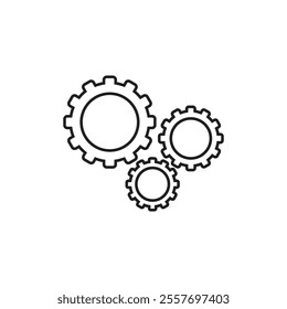 Function icon Isolated flat vector in outline