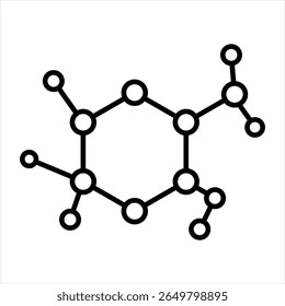 Ilustração do vetor do ícone de contorno da anotação funcional